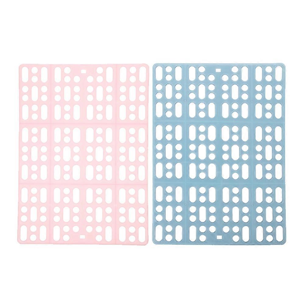 Plastic Pet Cage Mat for Small Animals Ensures Durability and Easy Cleaning 2pcs