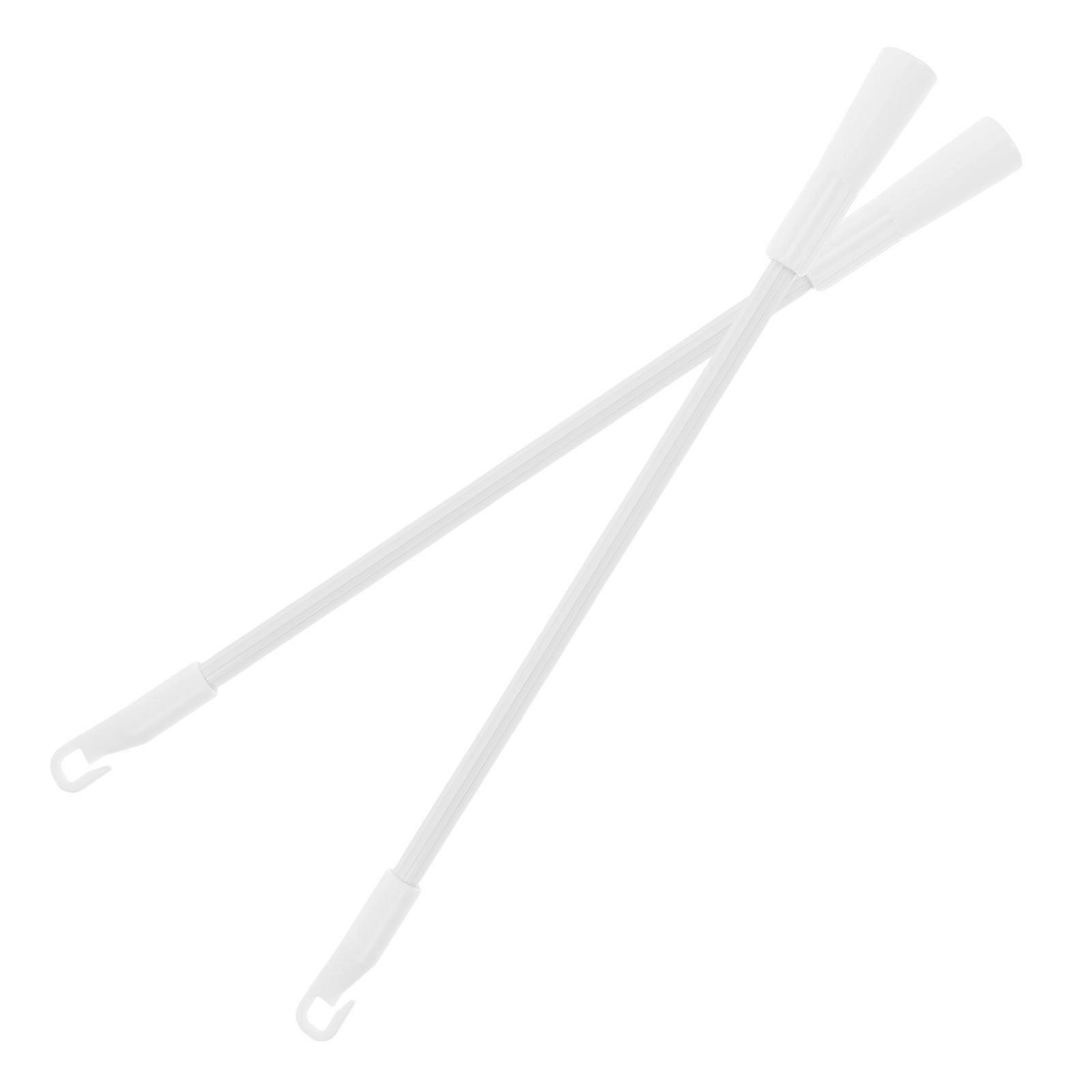 Aluminium Alloy Curtain Pull Rod for Vertical Blinds and Shades 1 Set Drapery Wand with Push Pole