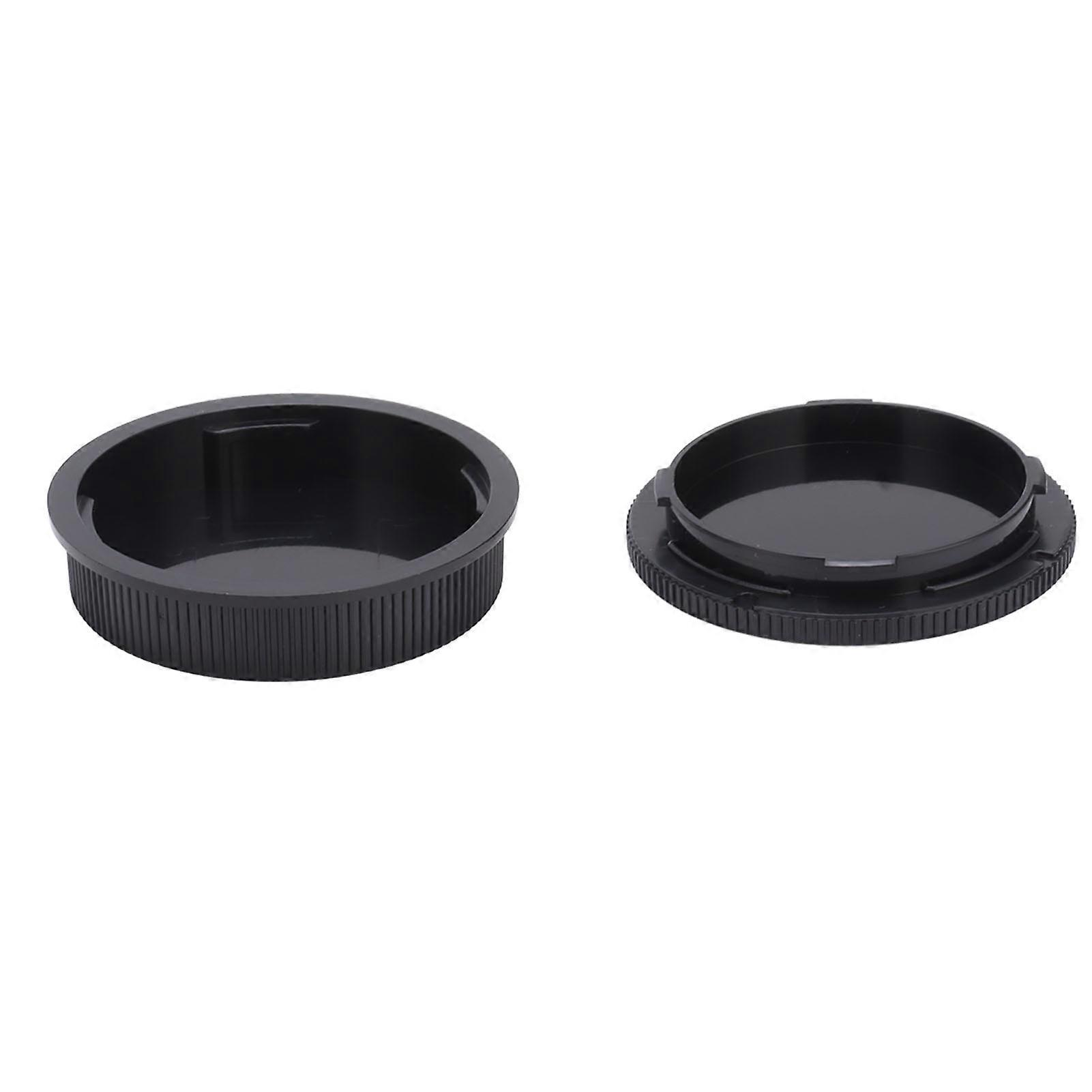Camera Body and Rear Lens Cap Dustproof Stain Prevention Body and Rear Lens Cover Kit for Leica L Mount Cameras