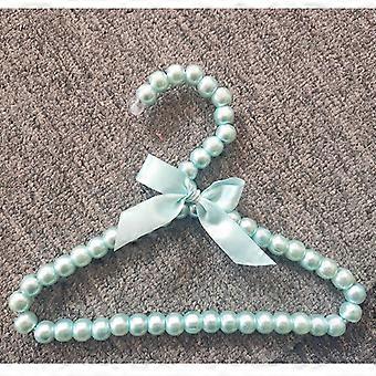 4pcs Mini Pearl Hangers : Cintre pour vêtements pour animaux de compagnie avec ruban - Petit chien et chat Porte-vêtements pour l’organisation et l’affichage des tenues d’animaux de compagnie