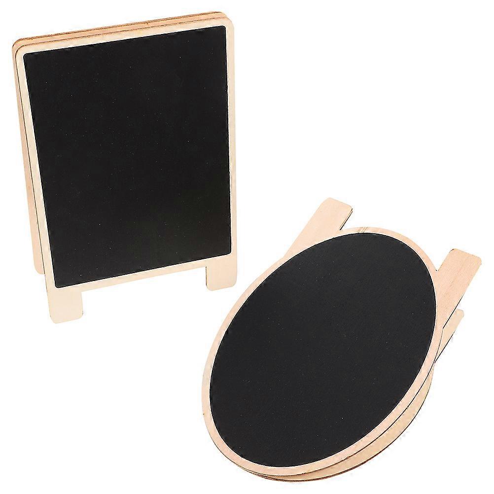 Panneau de mots en bois Message Board Utilisation à domicile Utilisation Mémo Enregistrement 2Pcs