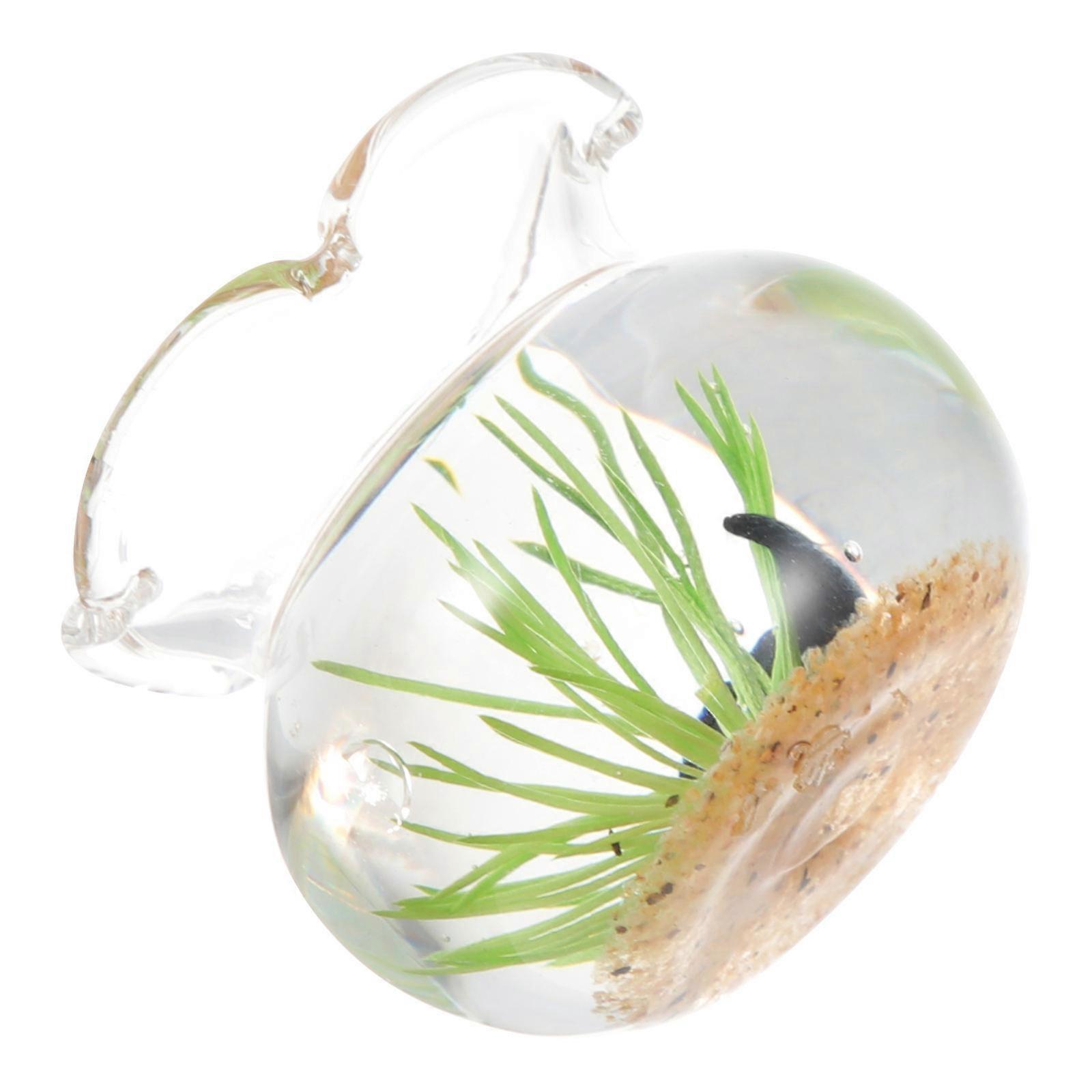 Realistic Small Fish Tank Model For Collectors Miniature Design Assorted Color 1Set
