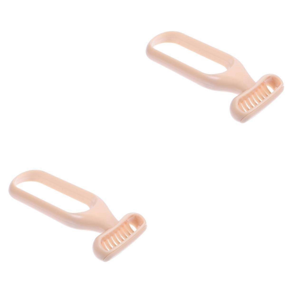 2 Pieces Manual Body Hair Razors for Women, Safe for Underarms, Legs, Bikini Area