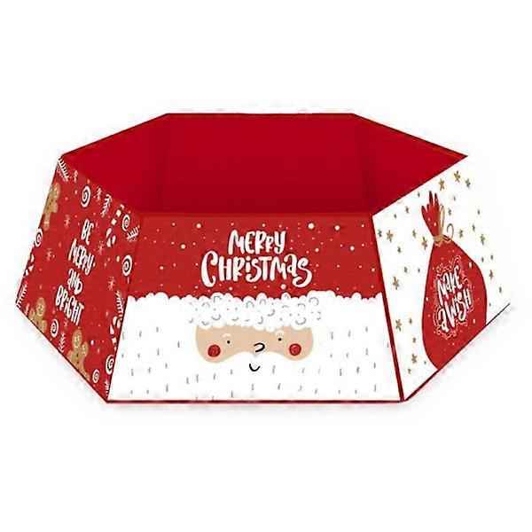 Roter Weihnachtsbaumkragen, Weihnachtsbaumring, Baumröcke Baumsockelschutz einfach zu installieren, um Ihre zu schmücken