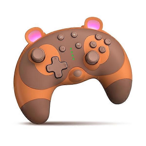 Switch Controllers - Cute Raccoon Animal Wireless Switch Controllers for Switch Lite/OLED/PC, Switch Pro Controllers Remote Gamepad Joystick
