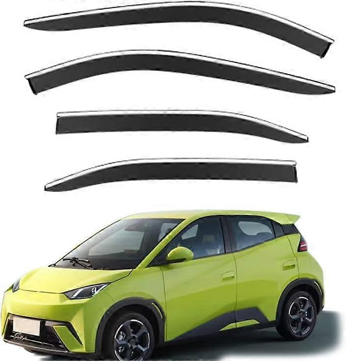 Auto Windabweiser For BYD Seagull MK1 2023 Front And Rear Window Deflector Rain Guard Durable Weather Shield Accessory