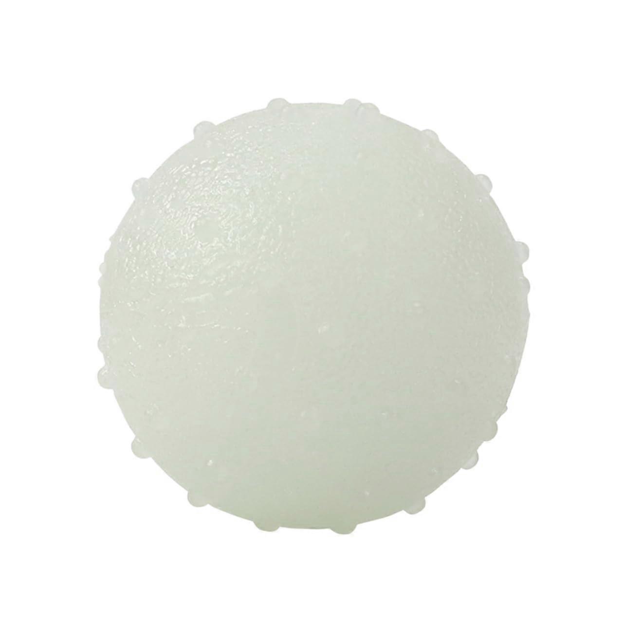 TPR Dog Chew Toy Ball Glow In The Dark Eco Friendly Durable Dental Care Training Size S For Puppies And Small Dogs