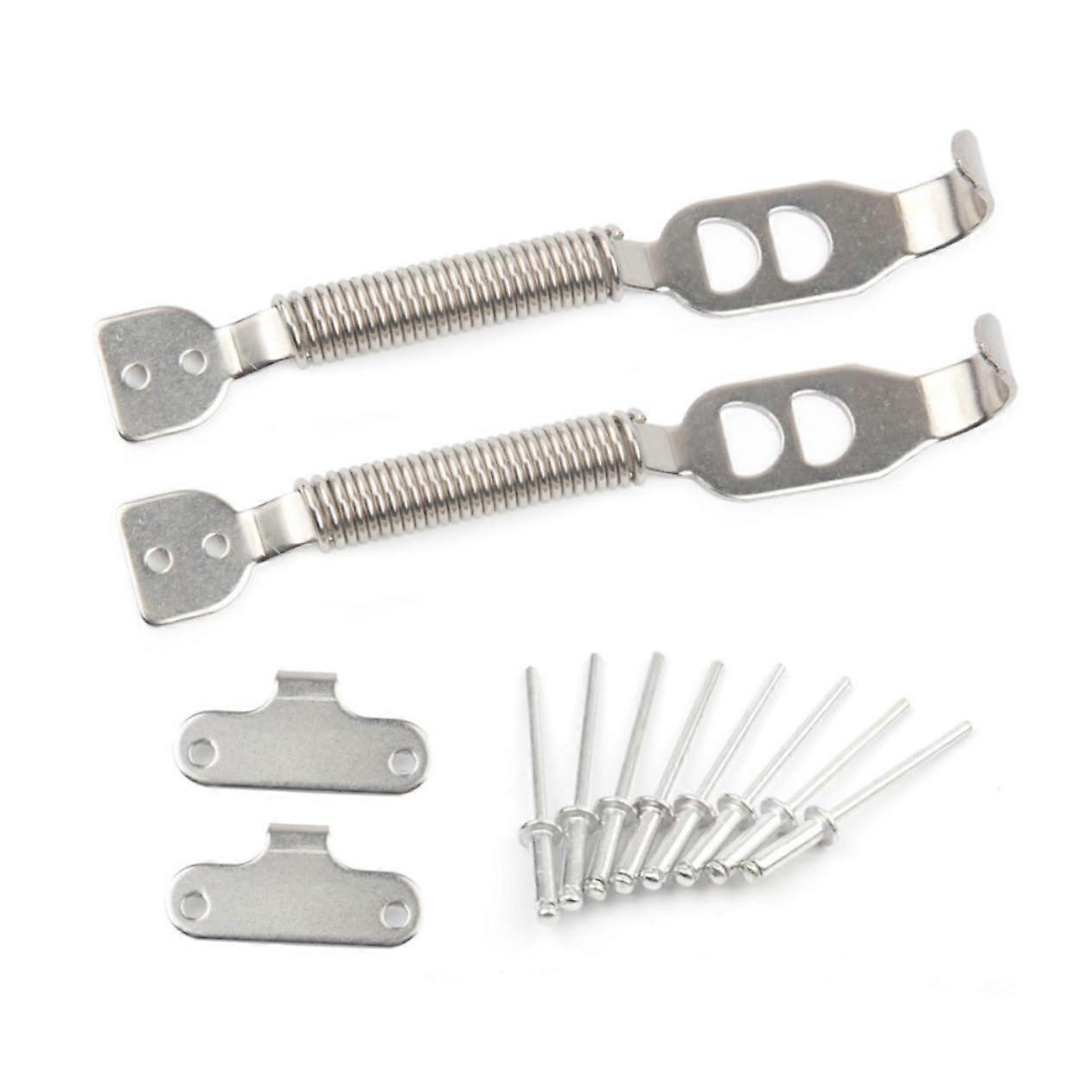 Hood lock, tailgate lock, snap shackle, car parts, car parts, car part, tailgate closure, boot closure, hook, silver.