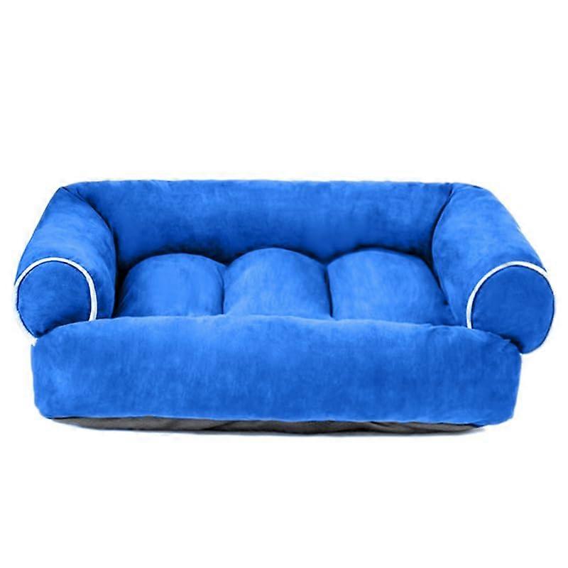 Luxury Washable Dog Bed Sofa for Large Medium Small Dogs XL Size in Sky Blue Dog Kennel Sofas in Various Sizes Sky Blue XL