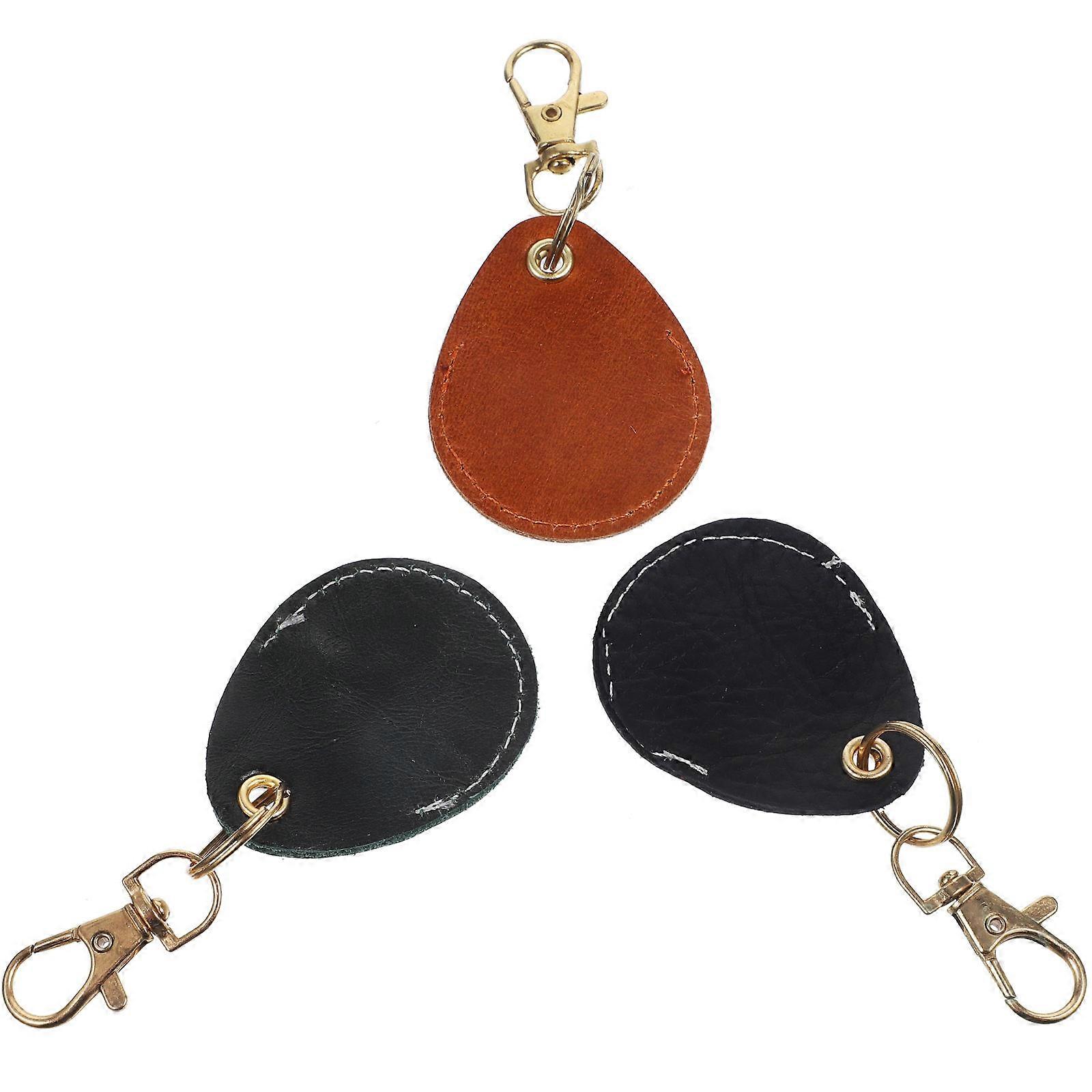 Protective Covers For AirtagCompatible Keychain Holder Scratch-Resistant Fall Protection 3Pcs Teardrop Shape