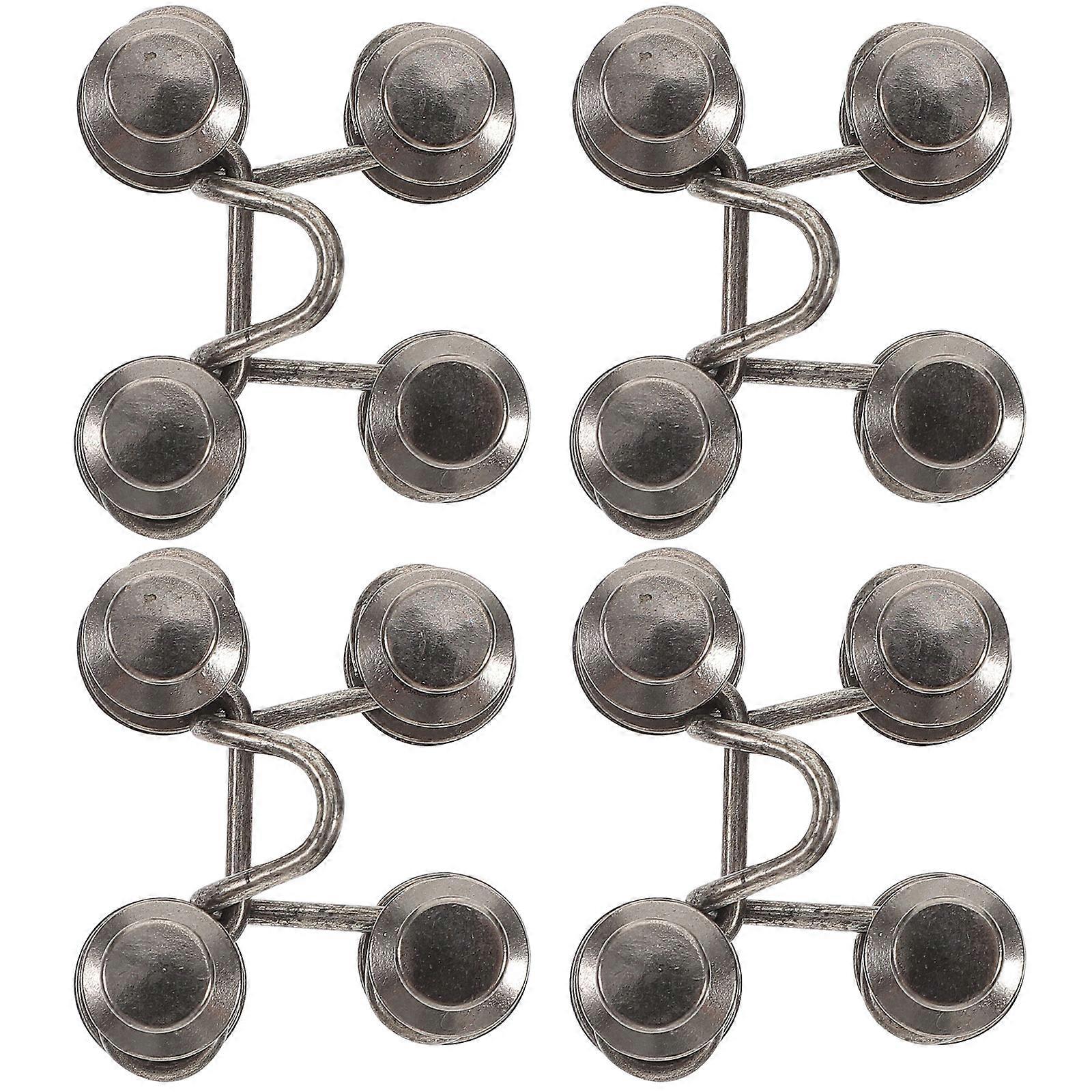 4 Sets Jeans Waist Buckle Pants Buckles Anti slipping Pants Buttons for Women