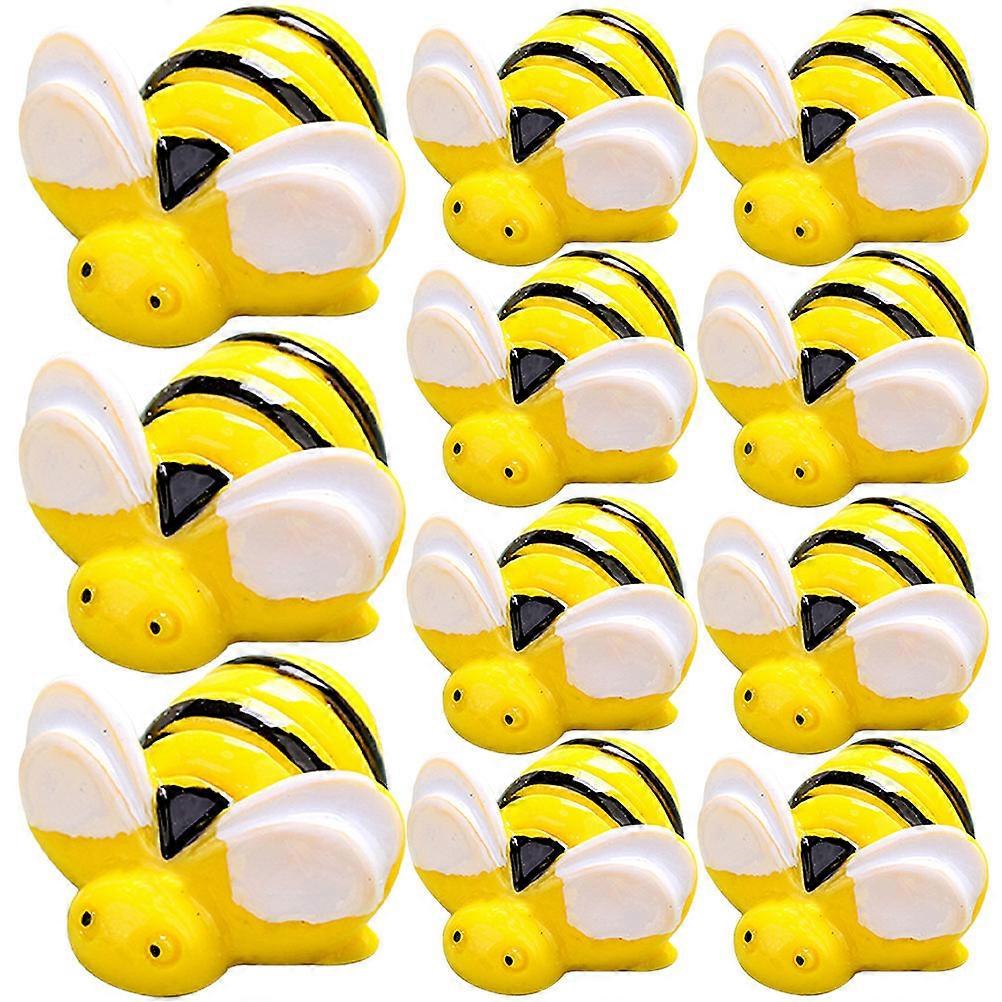 75pcs Tiny Resin Bee Charms for Crafting – , Brightly Colored Ornaments for Home, Kitchen, DIY, Scrapbooking, and Party Decorations – Fun Family