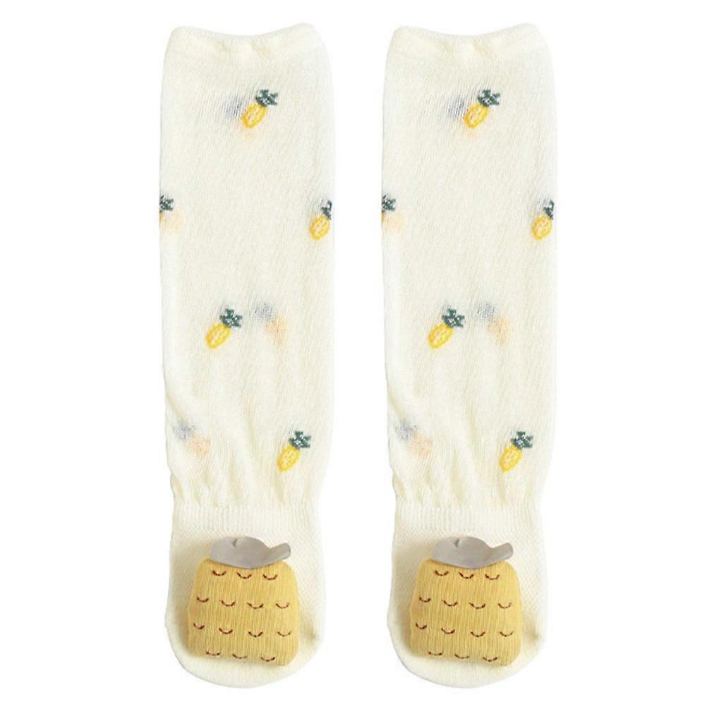Unisex Baby Socks Designed For Leisure Activities In Yellow Featuring Technology In 1 Pair