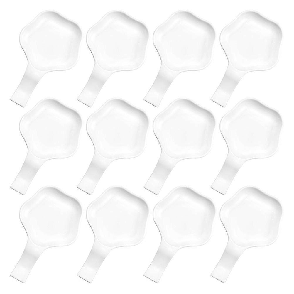 12pcs Multi Purpose Nail Art Display Boards, Durable Manicure Color Mixing Trays for Easy Cleaning, Practical Use in DIY & Professional Nail Care