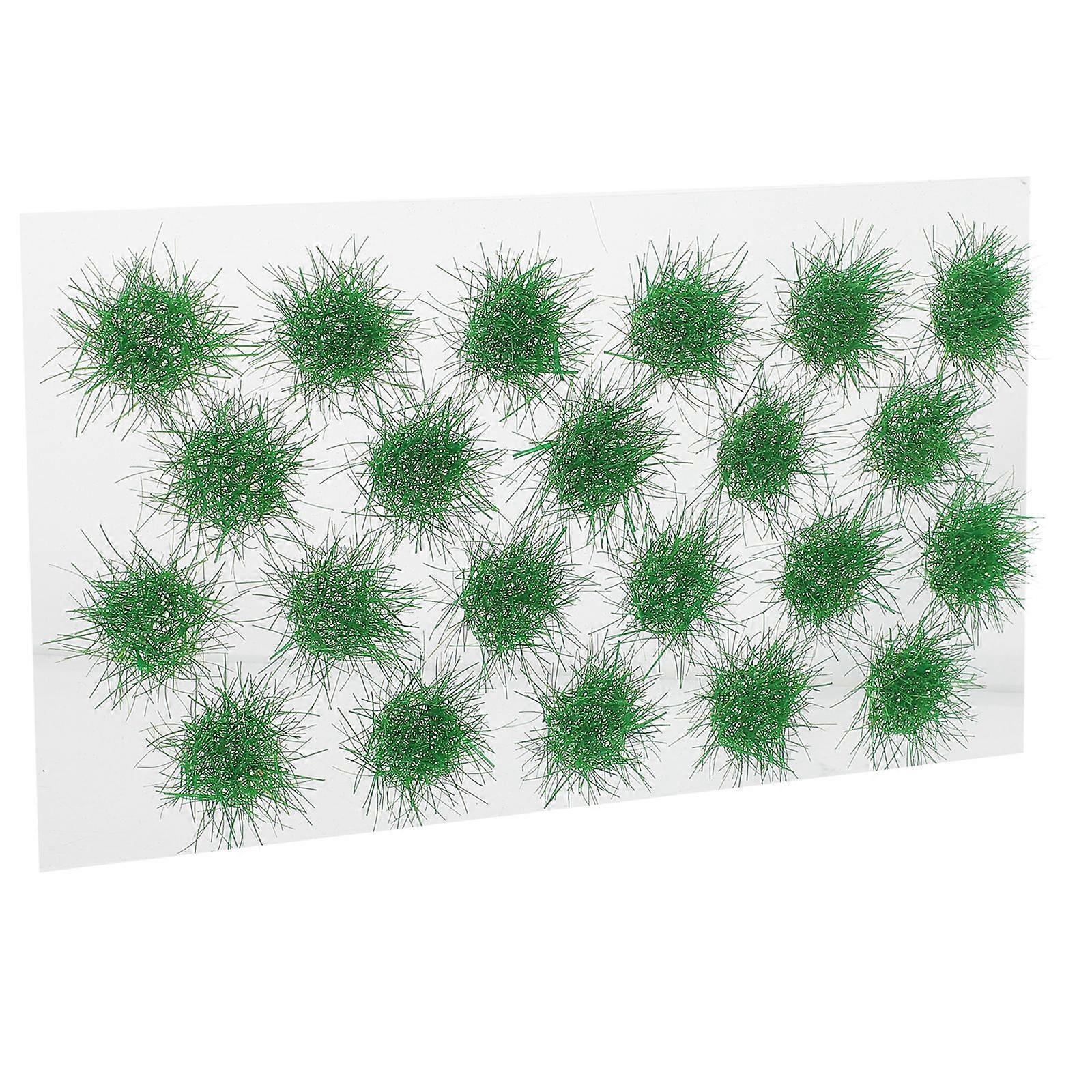 1 Set Static Grass Tuft for Railroad Modelling and Tabletop Sand Table Decor