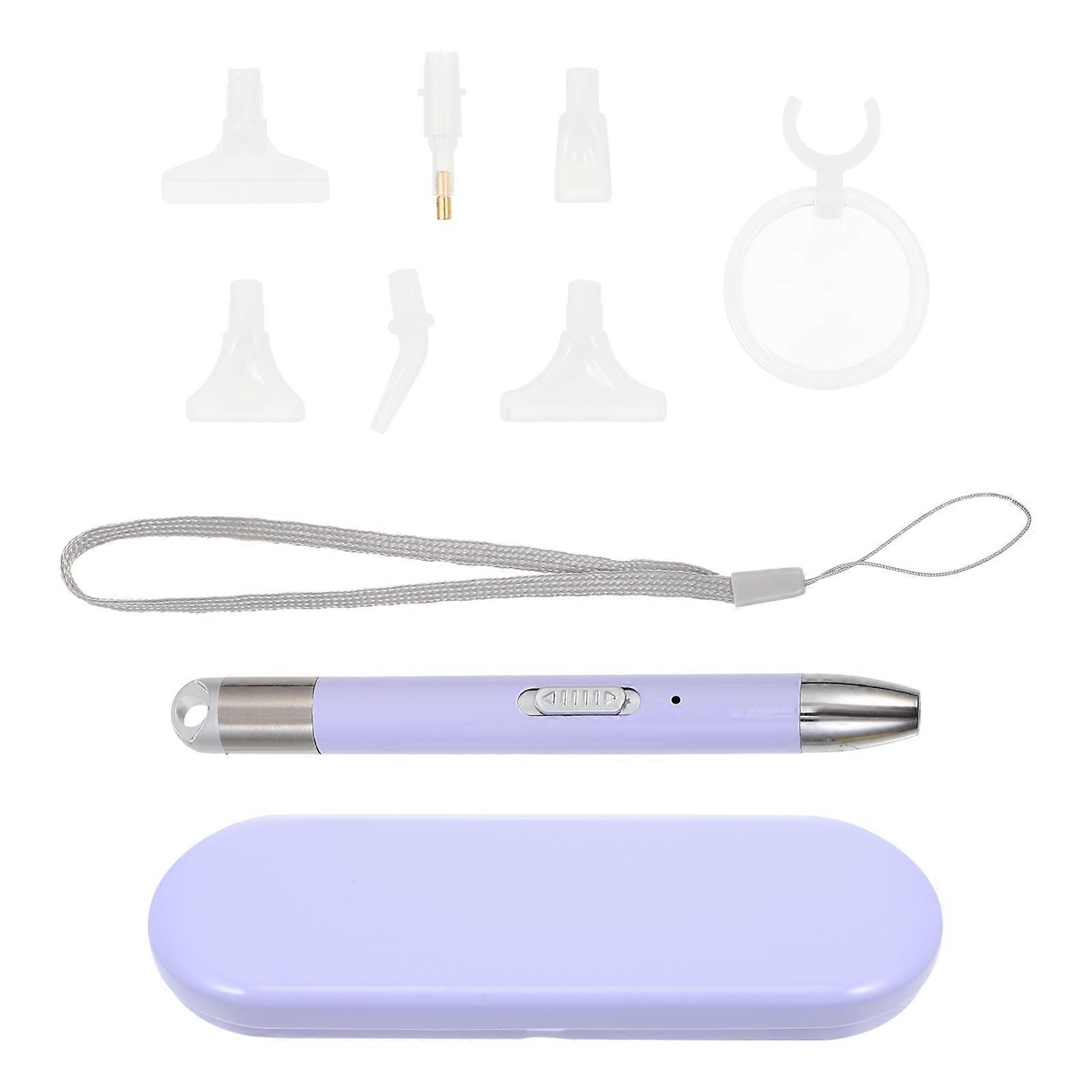 Ergonomic Purple USB Charging Diamond Dotting Pen Suitable For Adults And Hobbyists Engaging In Craft Projects 1 Set
