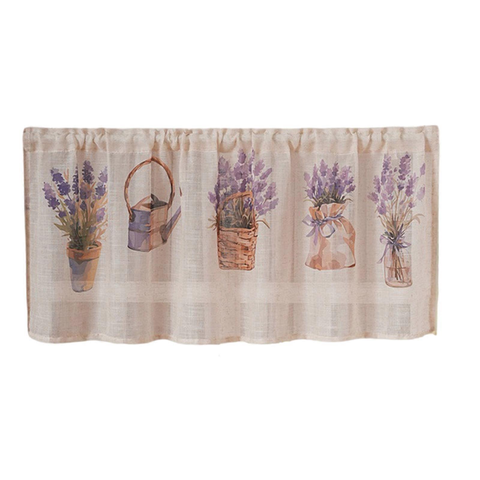 Breathable Linen Fabric Door Curtain Multipurpose Dust Protective and Room Partition for Portable Space 100 60cm