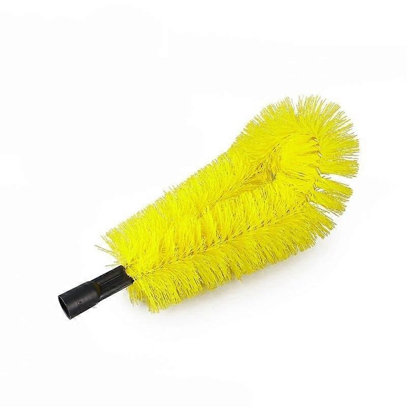 Gutter Cleaning Tools, Extendable Protective Cleaning Tool, Removable Brush and Shovel (Yellow)