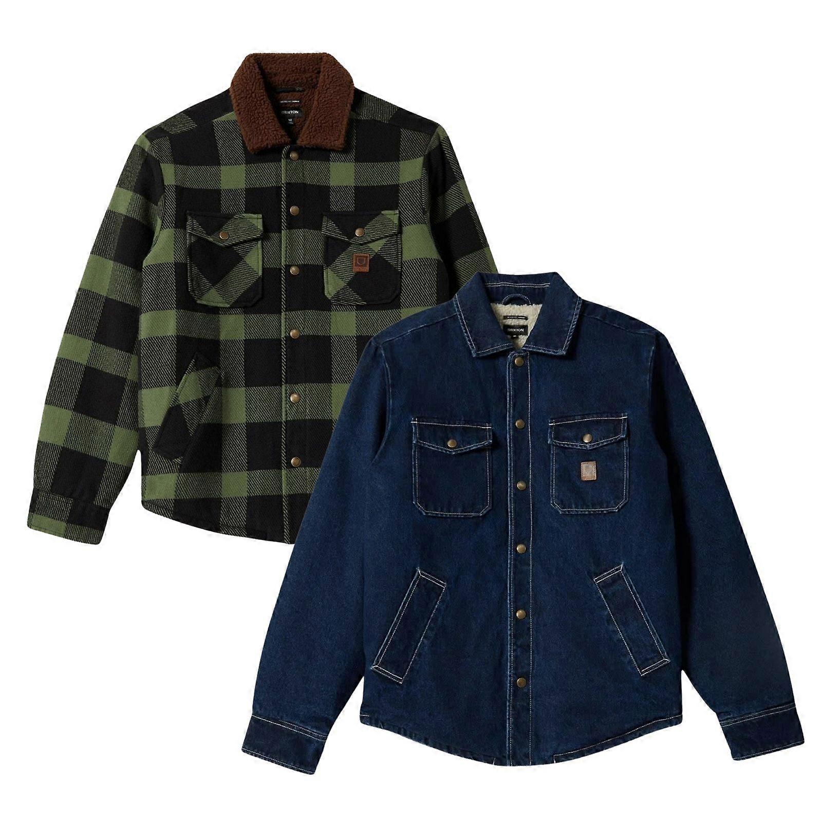 Brixton Mens Durham Sherpa Lined Bomber Jacket