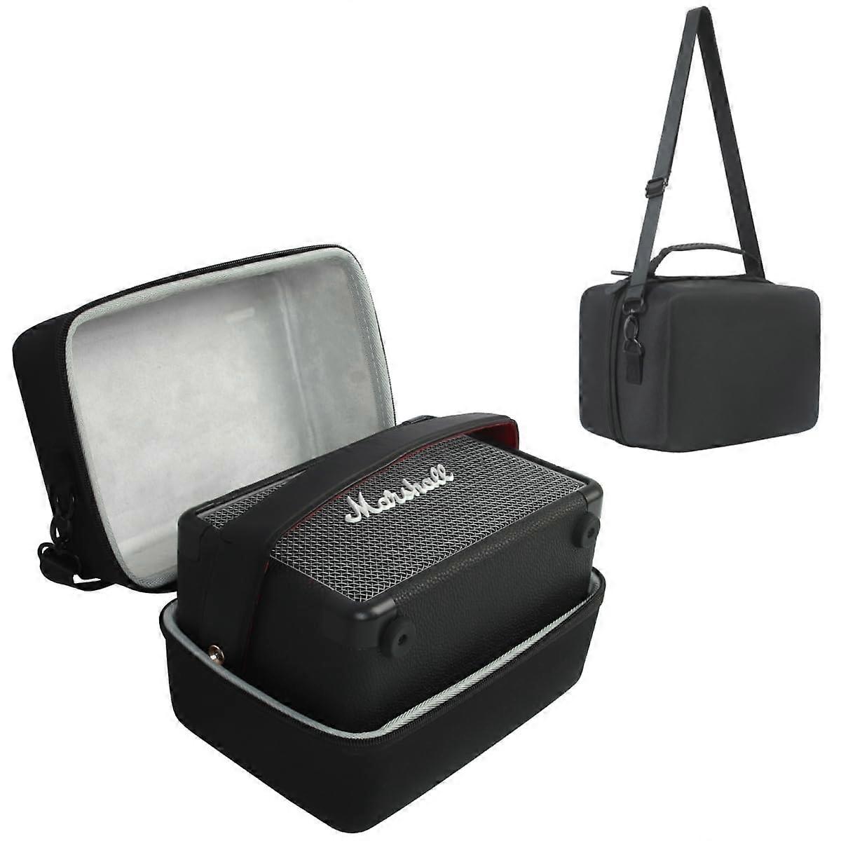 Portable Bag for Marshall Kilburn II Speaker, Waterproof EVA Organizer, Shockproof Design, Black Shoulder Strap
