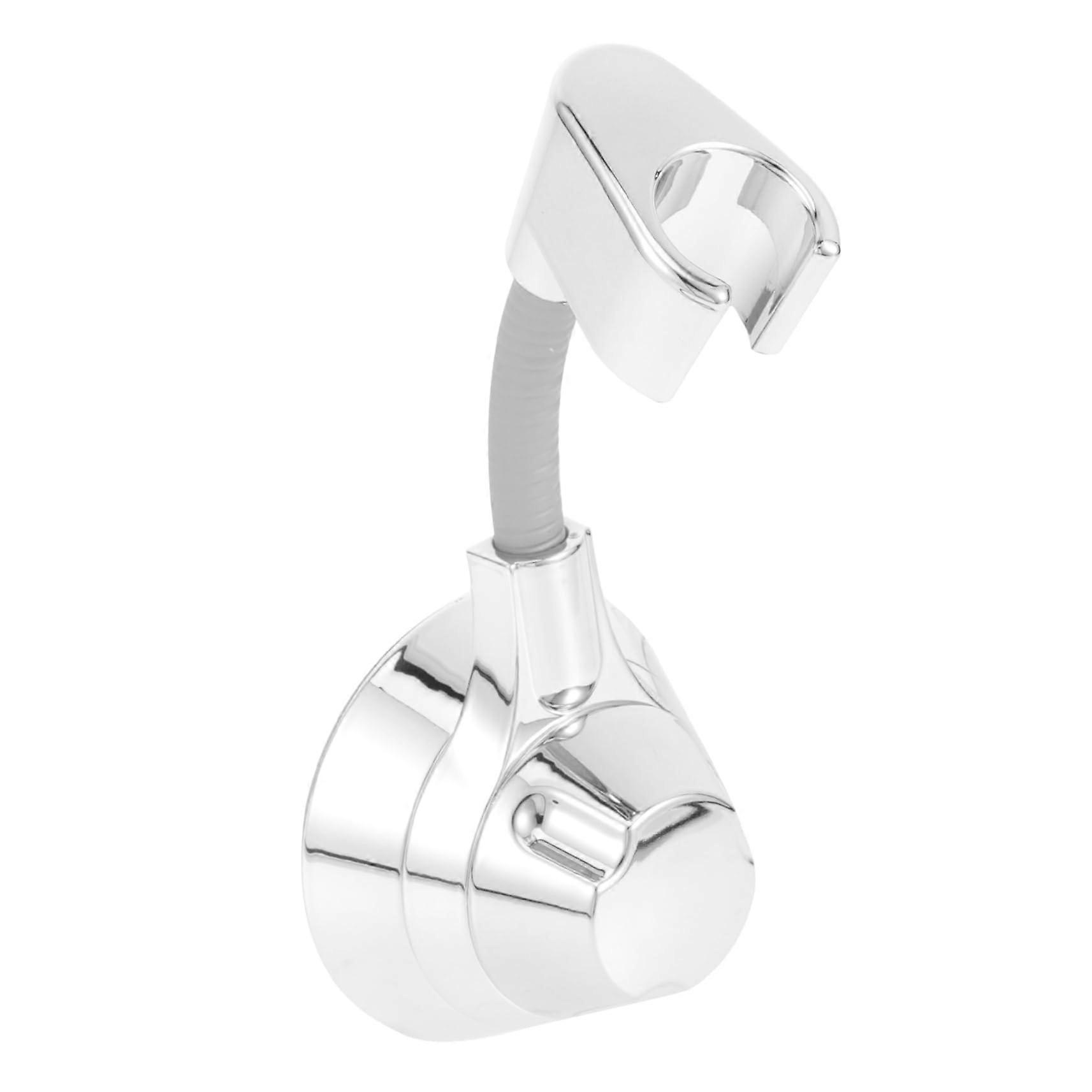 Adjustable Rotatable Shower Head Holder with Suction Cup, Wall Mount No Drilling