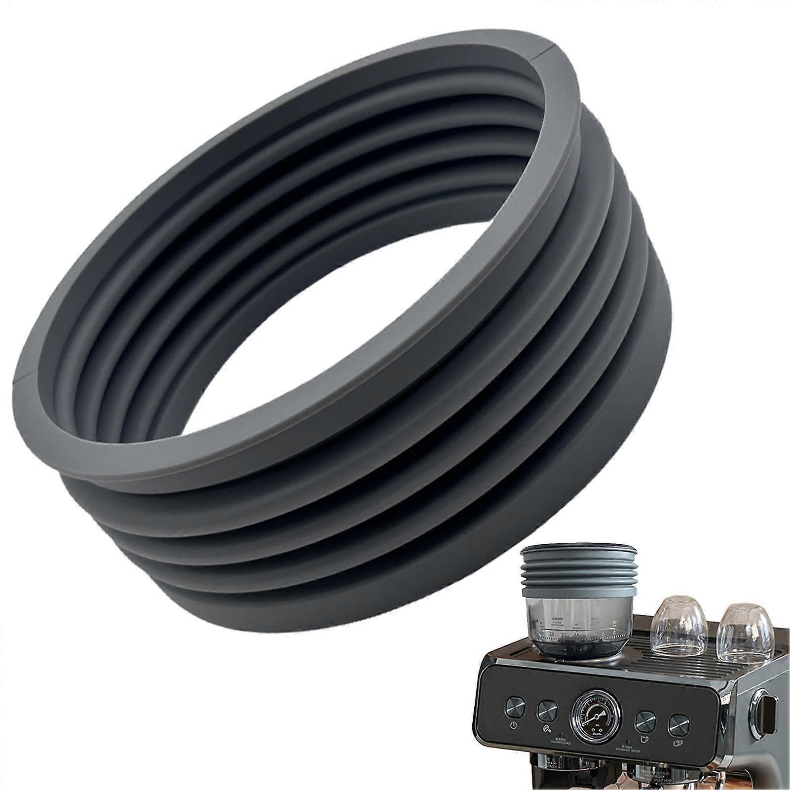 Single Bellow Silicone Coffee Bellow for Grinder, Flexible Design Coffee Grinder Lid, Safe and Convenient Assembly Accessory