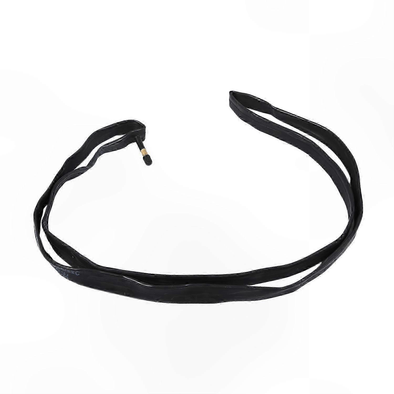 700C Bicycle Inner Tube with Schrader Valve, Black Rubber, 25-32C Compatibility