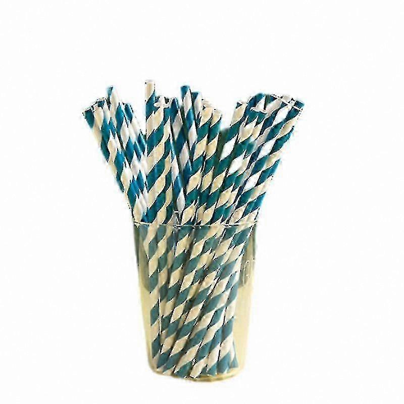 Biodegradable Paper Straws, 200 Count Assorted Colors for Drinks