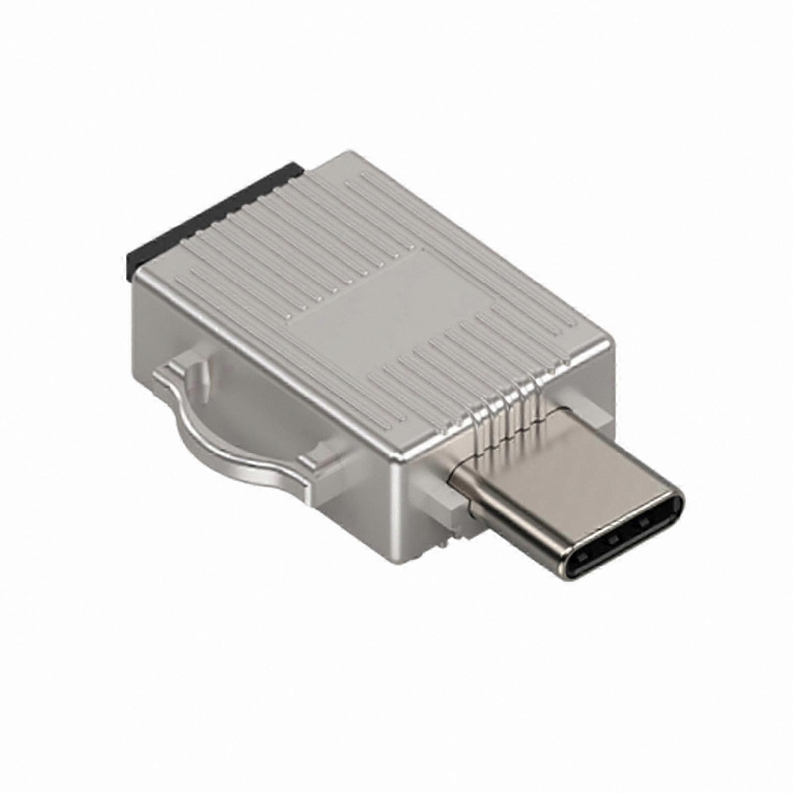 USB-C to TF Card Reader Adapter with OTG Support for Fast Data Transfer