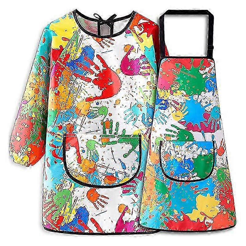Șorț de artă pentru copii, șorț de pictură pentru copil mic