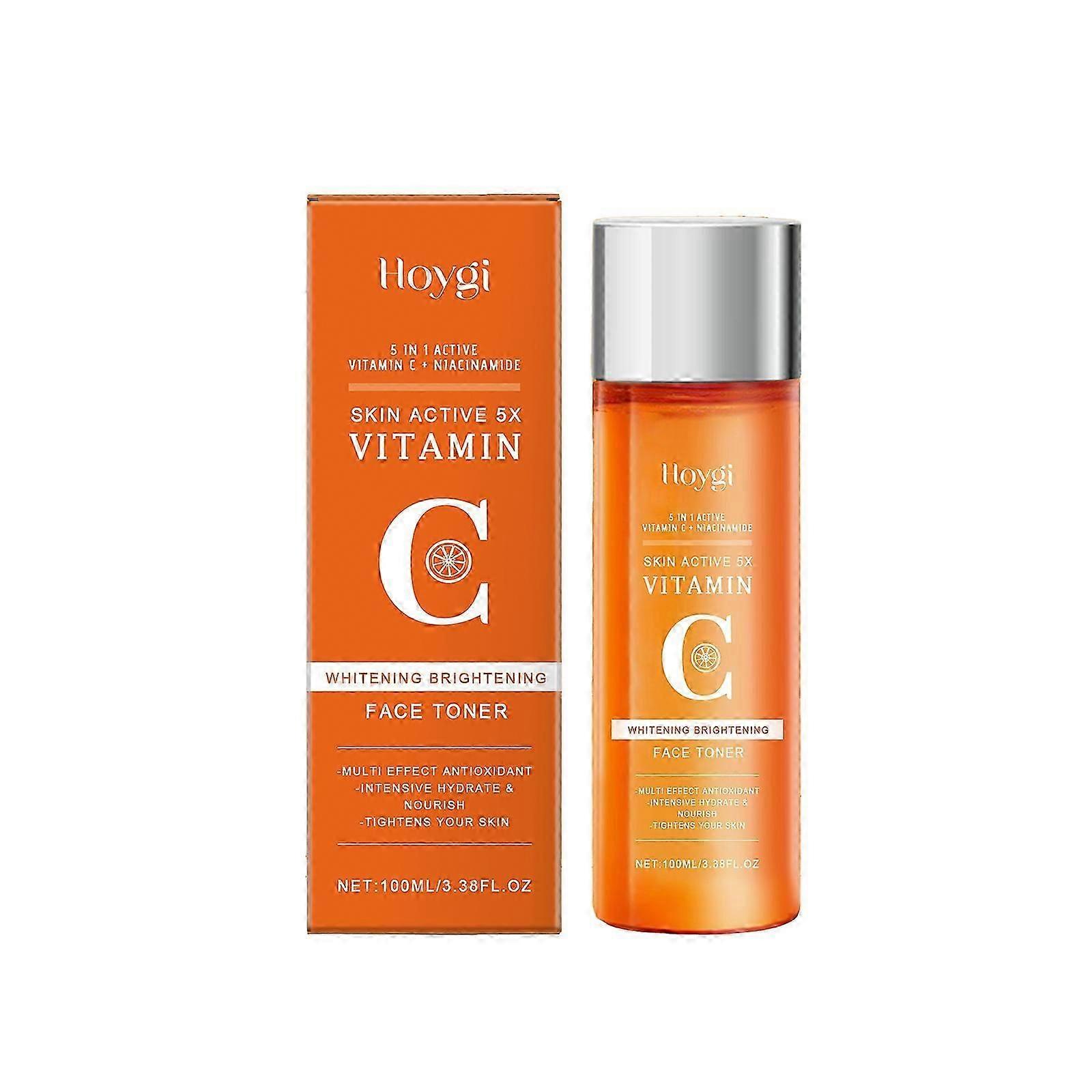 Hoygi Vitamin C Moisturizing Toner Water Temperature and Moisturizing Skin Moisturizing Brightness Refreshing and Delicate Toner