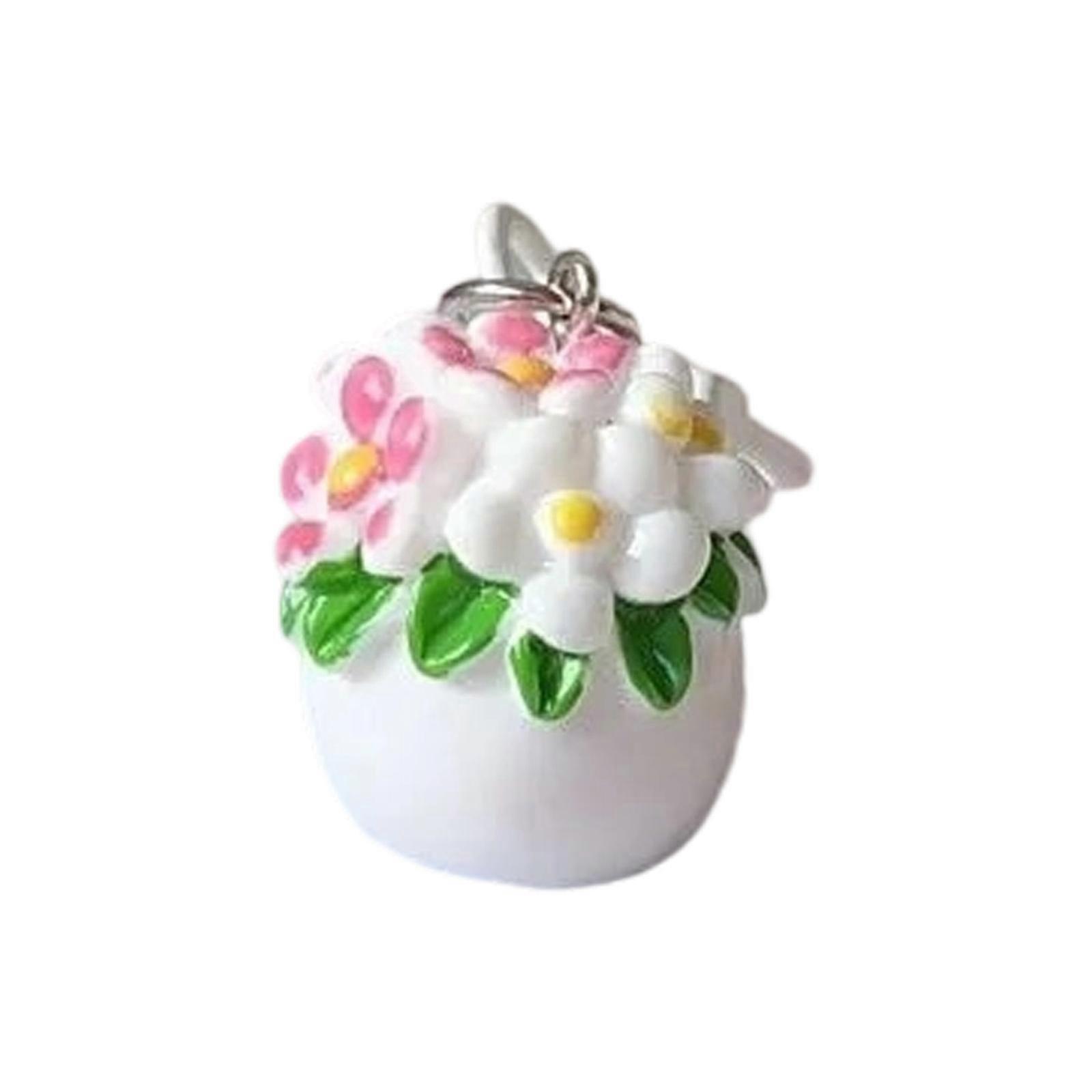 Charming Artificial Succulent Key Holder Handcrafted Resin Craft With Colorful 3D Details Ideal Gift For Friend Family Multicolor