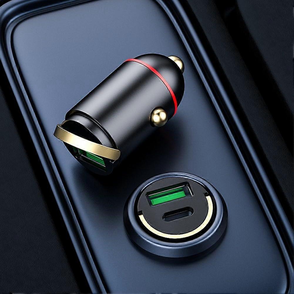 Mini PD Car Charger 100W Fast Charging with LED Indicator, Built-In Safety Features, USB-C Compatibility