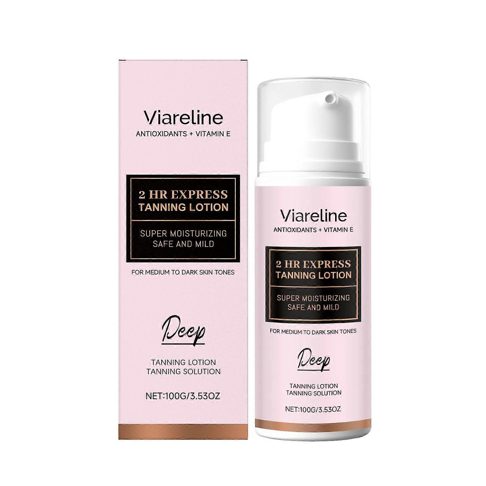 2 HR Express Self Tanning Mousse - Ultra Dark Tanning Lotion, Streak Free, Natural Sunless Self Tanner, Cruelty Free