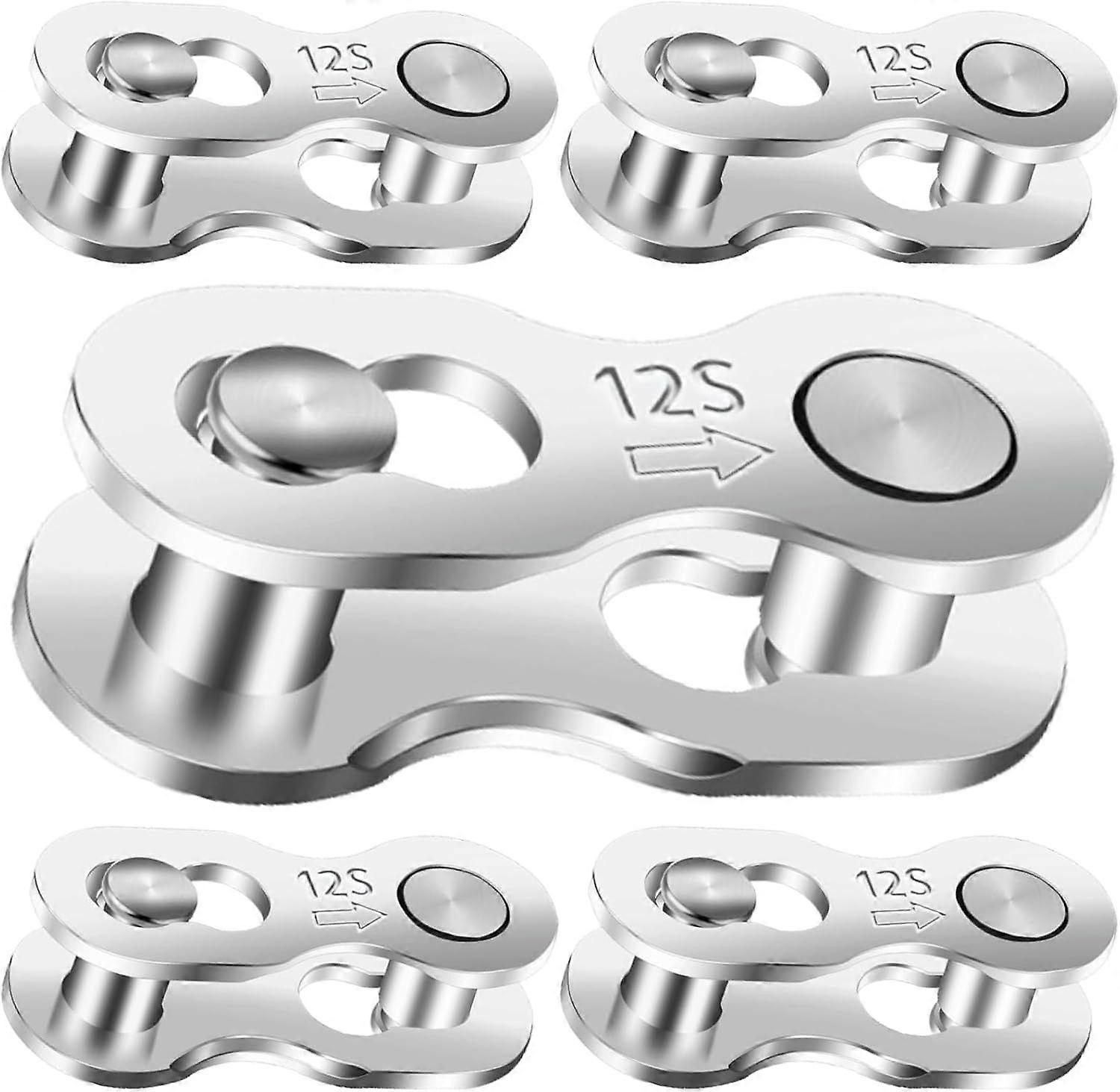 Missing Link 5 Pairs for 12 Speed Chain Master Link for Bicycle Chain Bike Chain