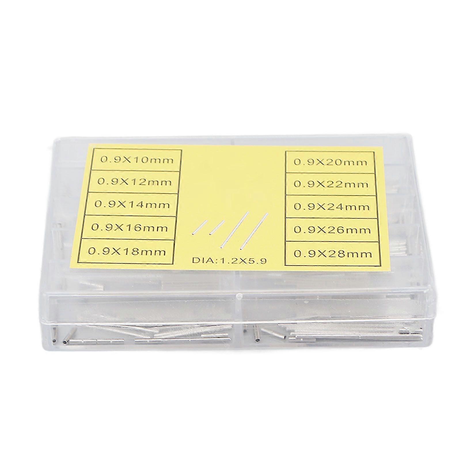 Professional Watch Tube Bar Steel Watchband Strap Clasp Link Pin Connecting Shaft 0.9x1.2mm