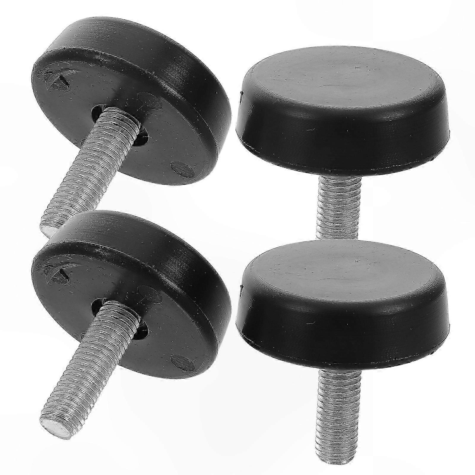 Egzersiz Ekipmanları Değiştirme Vidaları Ayarlanabilir Ayaklar Fitness Ekipmanları Spor Salonu Kullanımı Kauçuk Stabilite 4 Adet