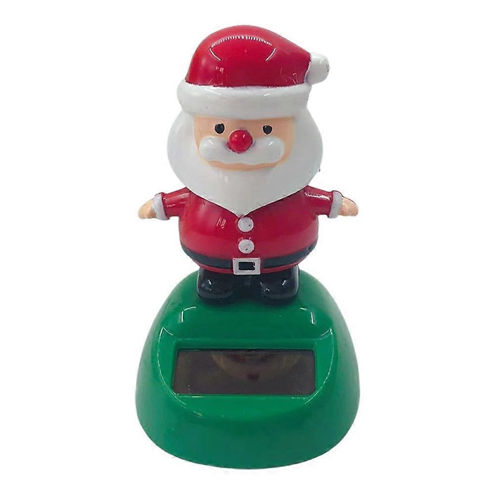 Car Solar Rocking Ornaments - Bring Joy & Cheer to Your Vehicle or Home!
