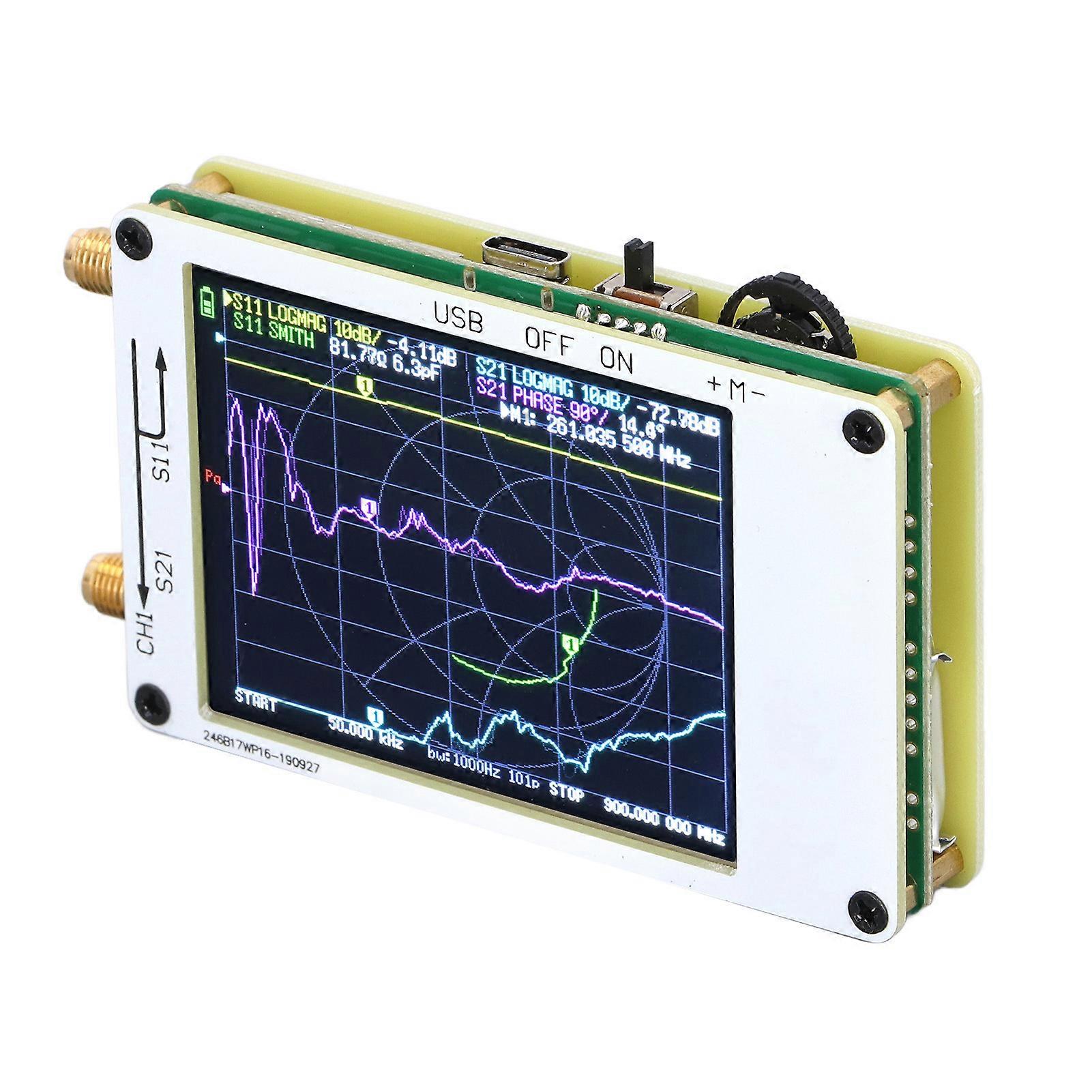 Antenna Analyzer 50KHz-300MHz 2.8" Touch Screen Vector Network Analyzer
