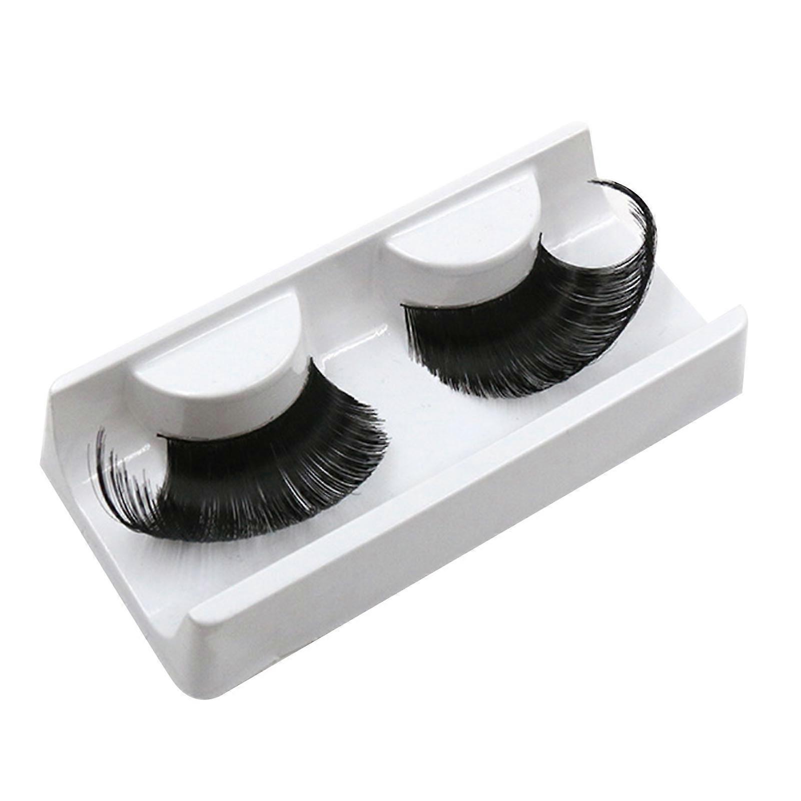 1 Pair Long Thick Soft Reusable False Eyelashes for Stage Performance
