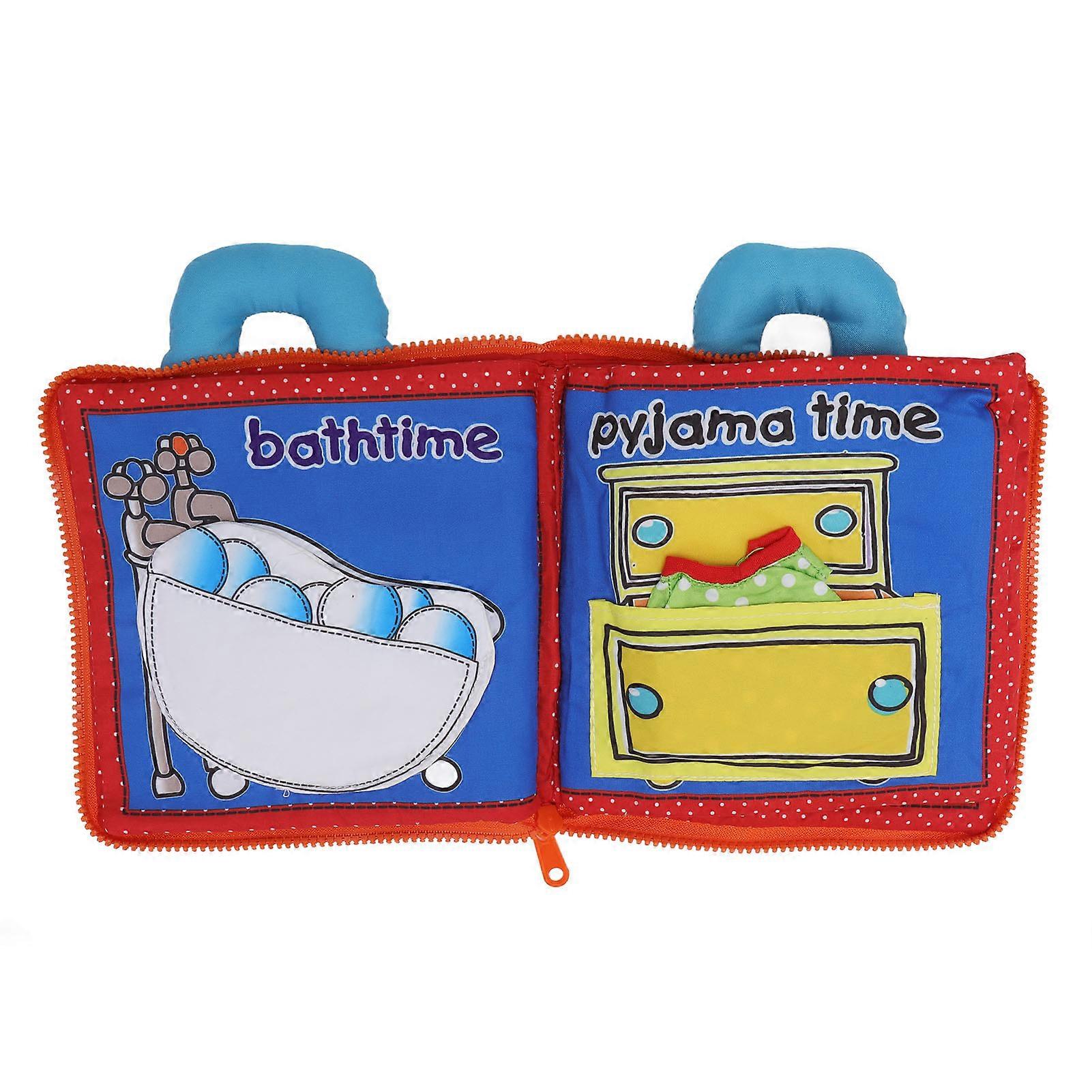 Baby Cloth Book Soft Interactive Developmental Toy 22.5x19cm