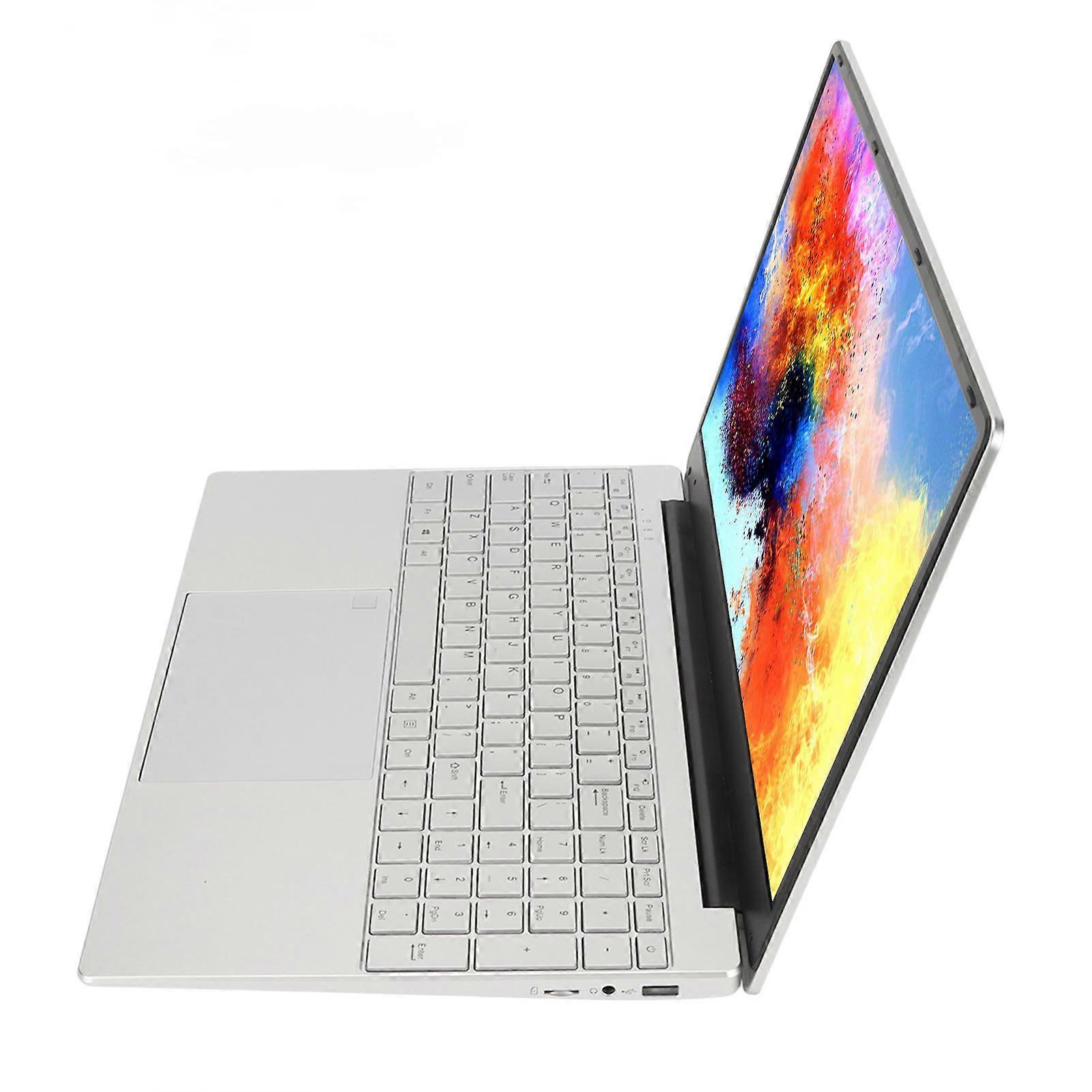 15.6 Inch Silver Laptop 12GB DDR4L RAM Quad Core CPU IPS Display