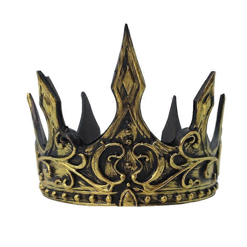 King's crown, uniquely designed with multiple colors, one-size-fits-all, performance costume props