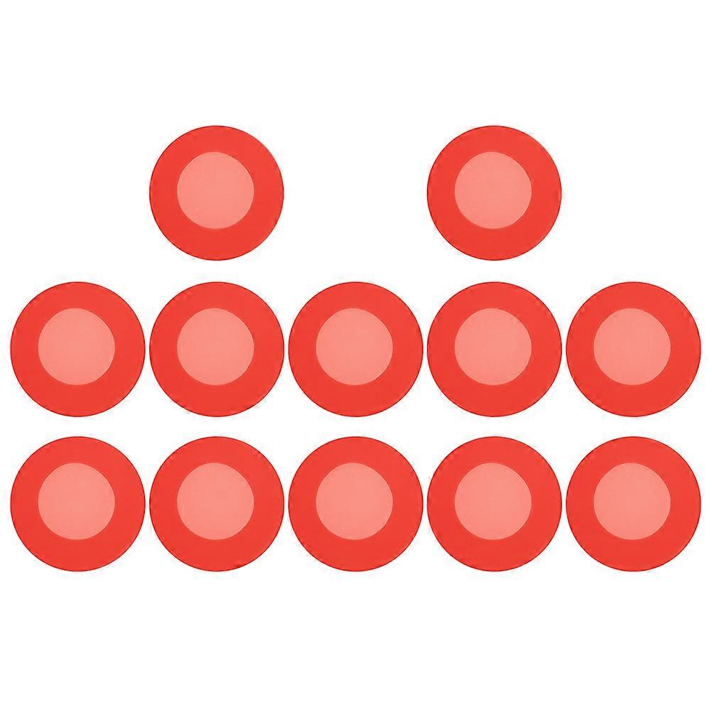 Red Silicone Stethoscope Head Protectors for Use 12Pcs Pack