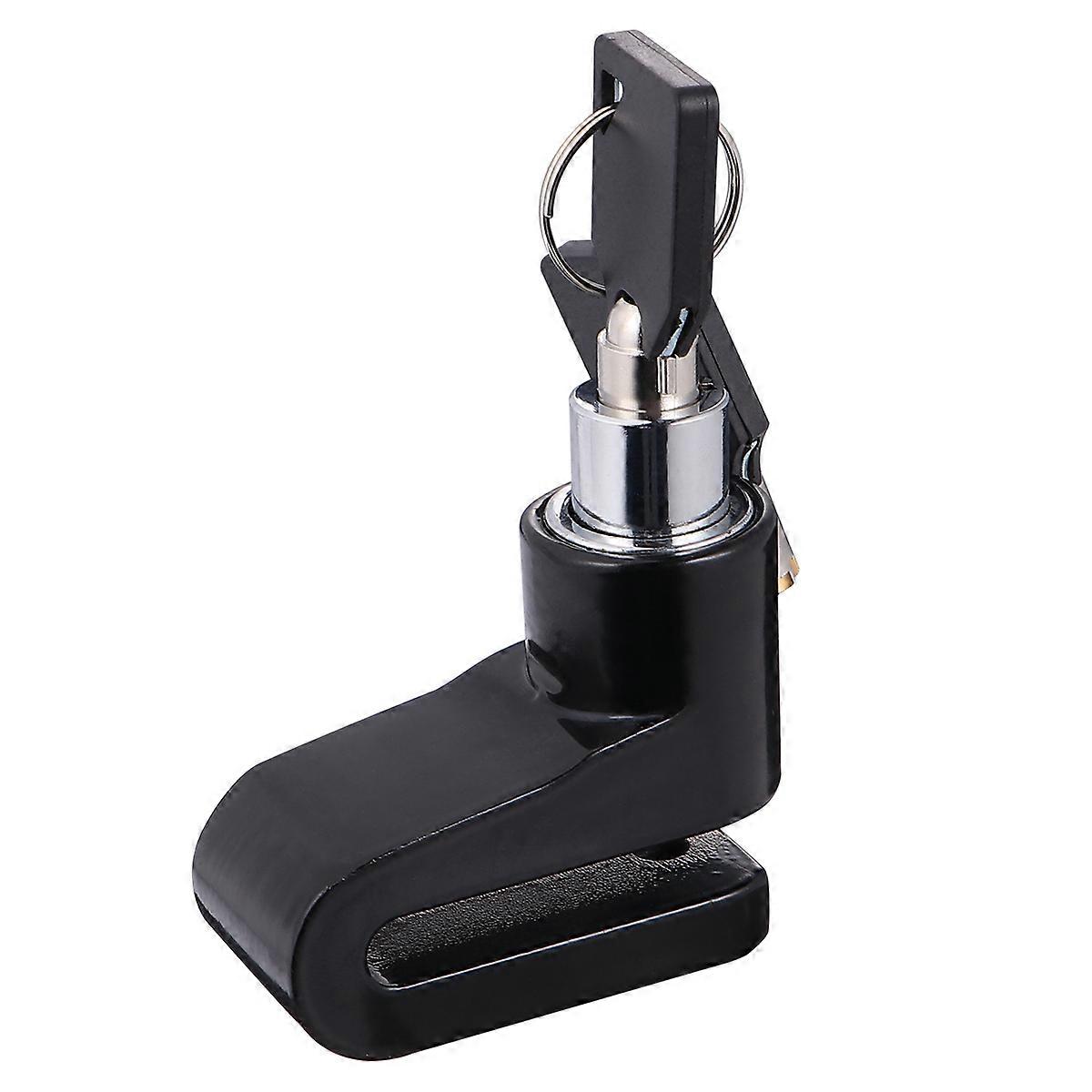 Motorcycle Disc Brake Lock in Black for Secure AntiTheft Protection with Aluminium Alloy Material Always Carry Small Size