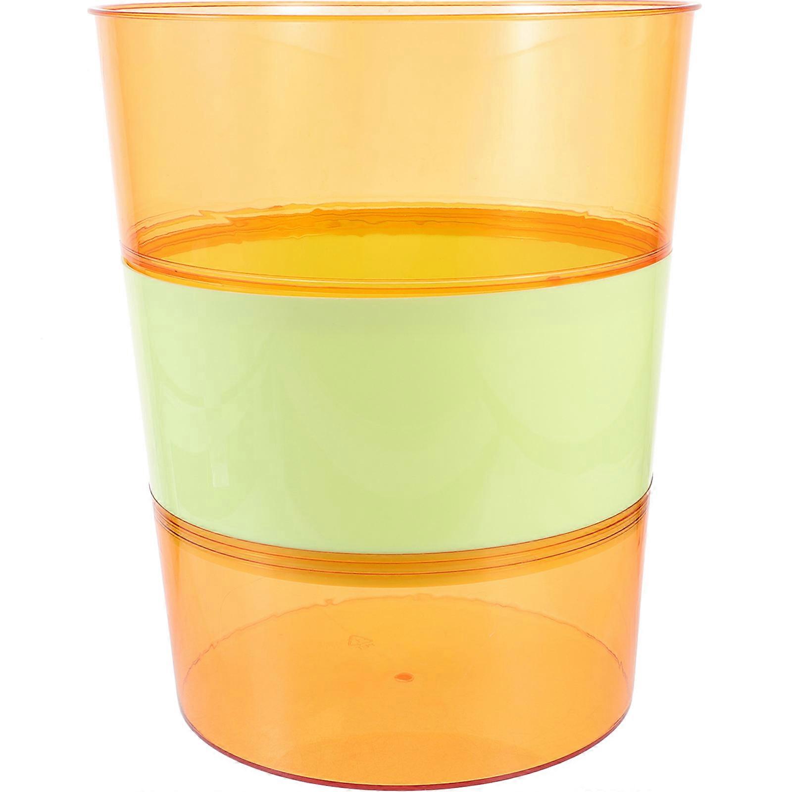 Multi Plastic Trash Can for Home Use No Lid Detachable and Reusable