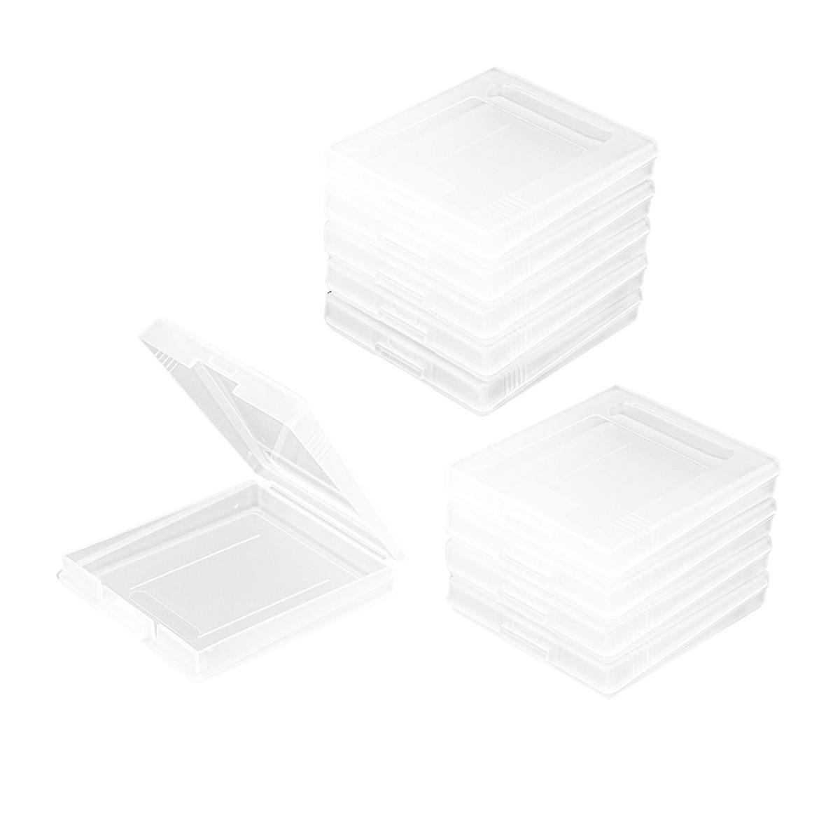 Protective Case for GameBoy Color & GBP Game Card Storage Box - 10 Pack Anti-Dust Clear Boxes