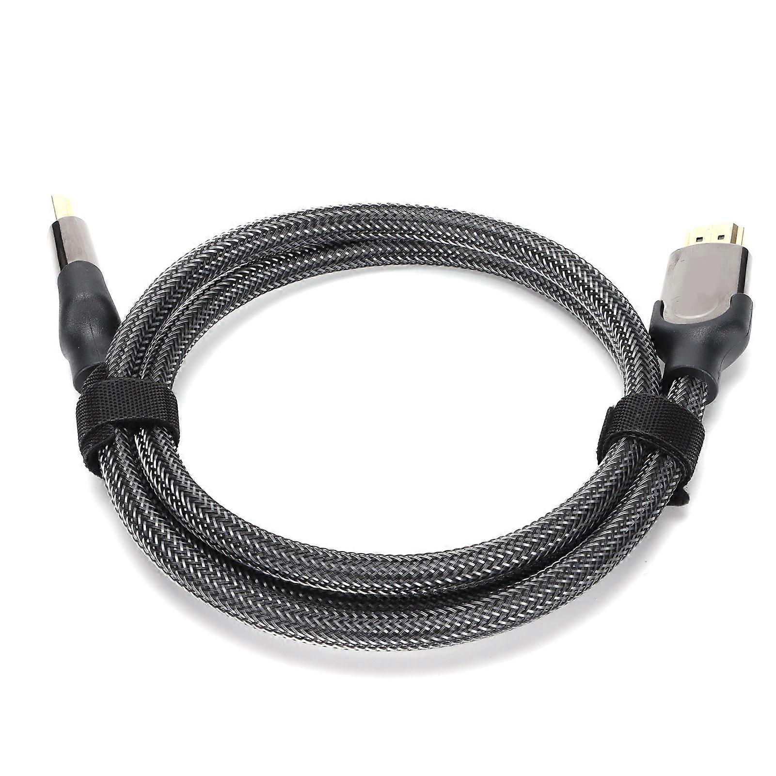 JK-8K01 1.0m Black High-Speed HD Multimedia Audio Cable