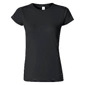 T-shirt Gildan pour femme, coupe mi-épais et doux