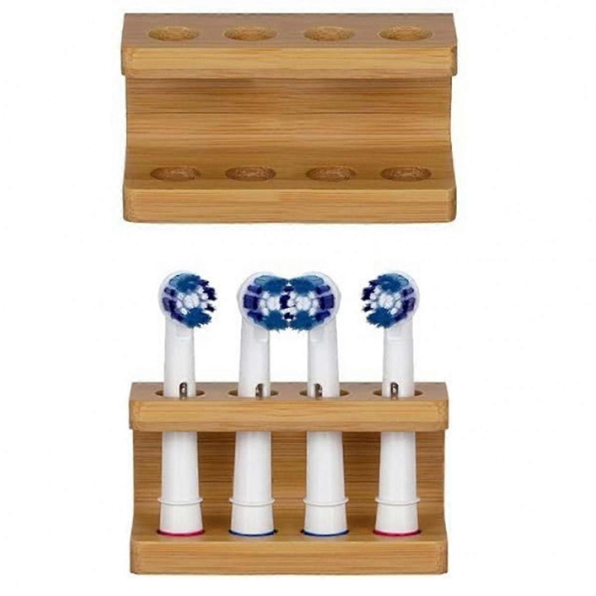 Wooden Toothbrush Rack Electric Toothbrush Head Storage Rack B